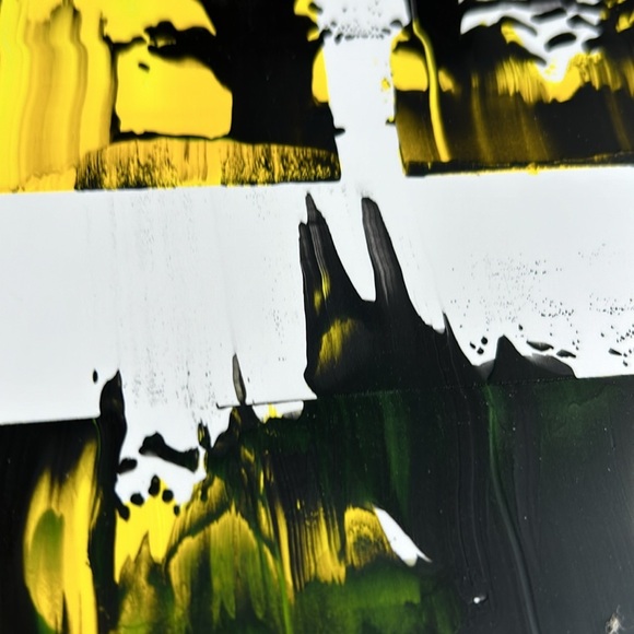 Original Abstract Painting / "Glob" / 11X14 inches on Yupo Paper - Picture 5 of 10